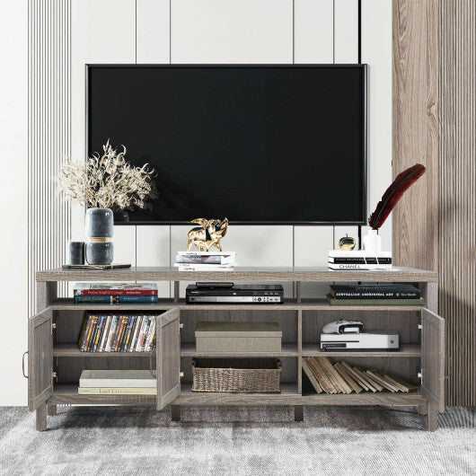 Universal TV Stand Entertainment Media Center for TV's up to 65 Inch-Gray W2B