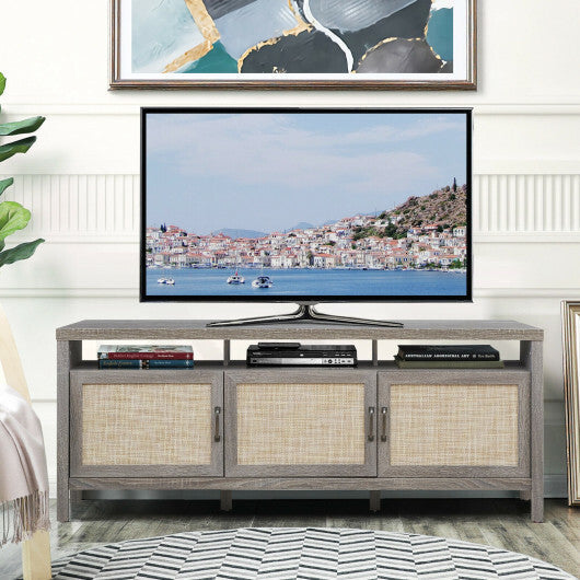 Universal TV Stand Entertainment Media Center for TV's up to 65 Inch-Gray W2B