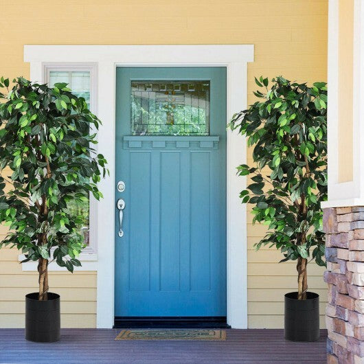 6 Feet Artificial Ficus Silk Tree W2B