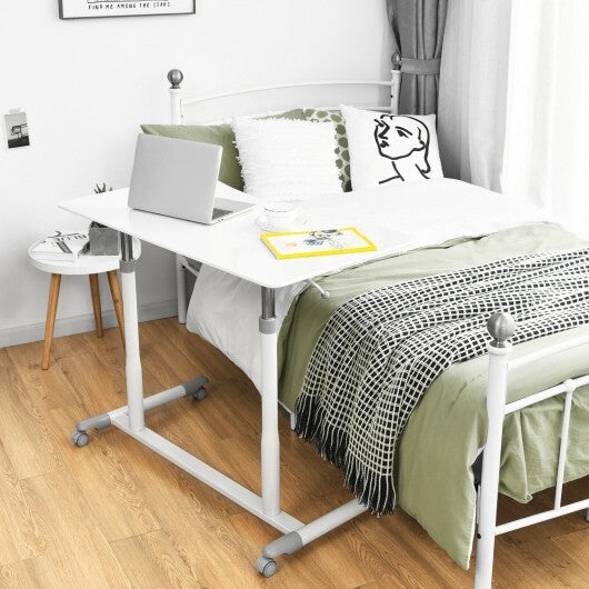 Height Adjustable Computer Desk Sit to Stand Rolling Table W2B