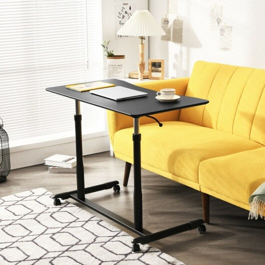 Height Adjustable Computer Desk Sit to Stand Rolling Table W2B