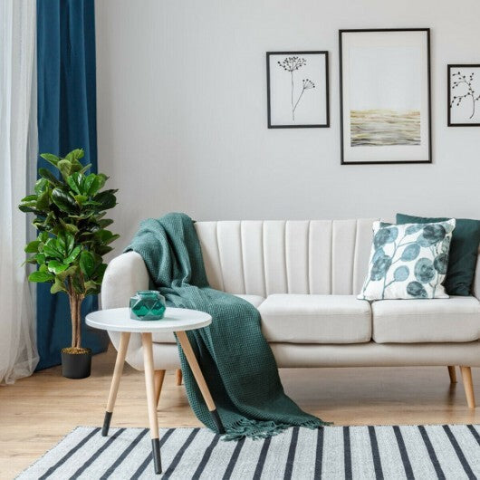 5 Feet Artificial Fiddle Leaf Fig Tree Decorative Planter W2B