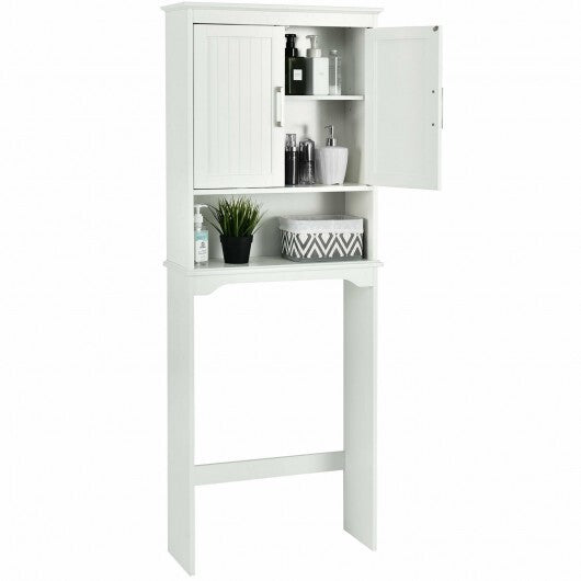 Over Toilet Space Saver Bathroom Organizer with Storage Cabinet W2B