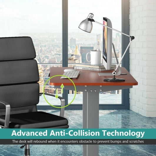 Electric Height Adjustable Standing Desk with Memory Controller-Black