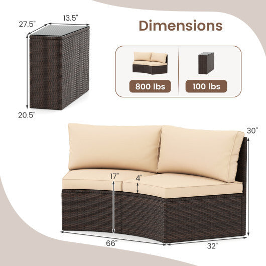 5 Pieces Patio Furniture Set W2B