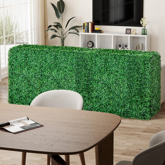 Faux Greenery Room Divider Decorative Privacy Screen Fence Hedge Wall-M W2B