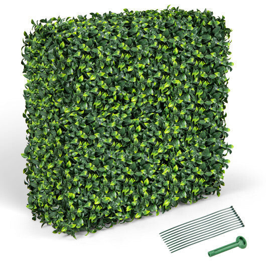 Faux Greenery Room Divider Decorative Privacy Screen Fence Hedge Wall-M W2B