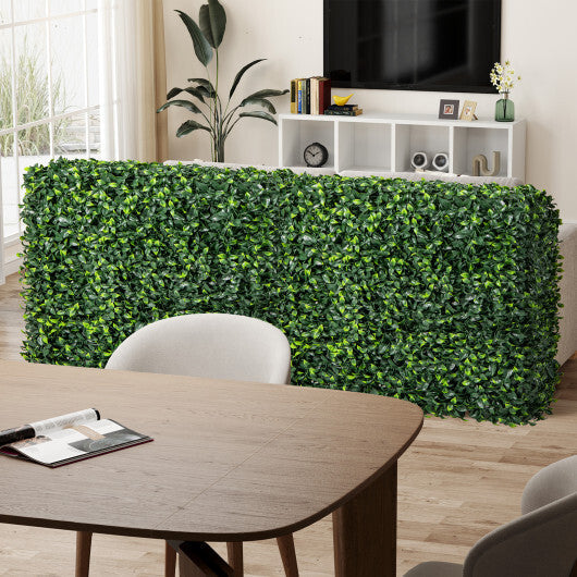 Faux Greenery Room Divider Decorative Privacy Screen Fence Hedge Wall-M W2B
