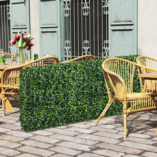 Faux Greenery Room Divider Decorative Privacy Screen Fence Hedge Wall-M W2B