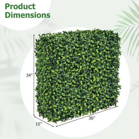 Faux Greenery Room Divider Decorative Privacy Screen Fence Hedge Wall-M W2B
