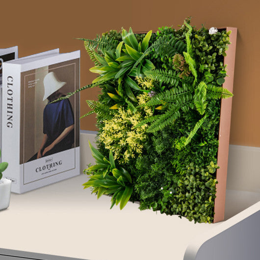 20" x 20" 3D Hanging Succulents with 10 Types of Mixed Faux Plants for Balcony Home W2B