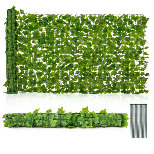 120 x 40 Inch Artificial Ivy Privacy Fence Faux Ivy Vines Covering W2B