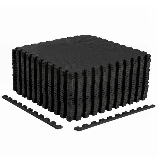 24 Pack Non-Slip Protective Interlocking EVA Foam Floor Tiles-Multicolor W2B