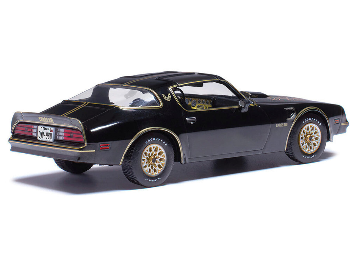 1977 Pontiac Trans Am Starlight Black with Hood Graphics 1/43 Diecast Model by IXO Models IXO