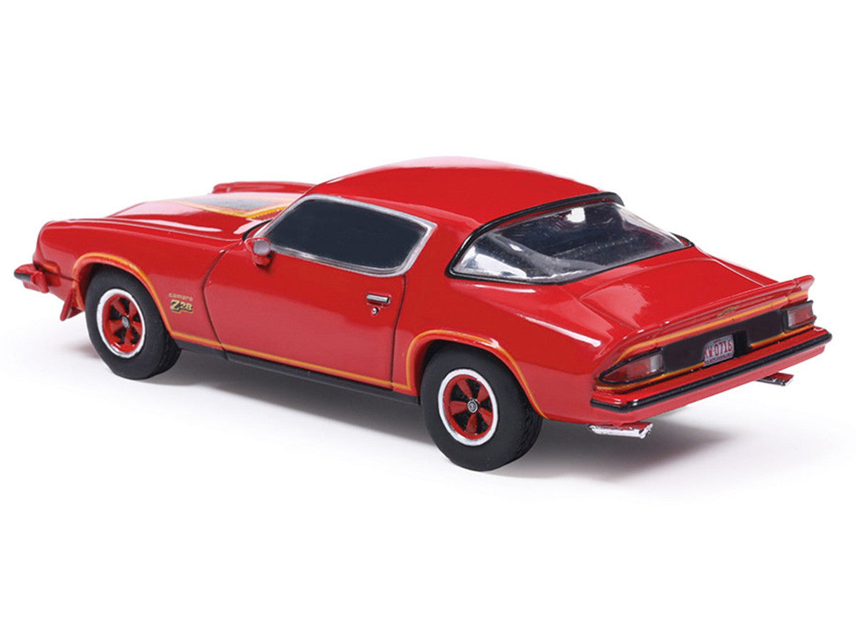 1977 Chevrolet Camaro Z28 Red with Hood Stripes 1/64 Diecast Model by IXO Models IXO