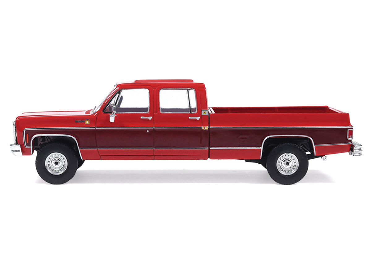 1979 Chevrolet Scottsdale K20 Pickup Truck Carmine Red Two-Tone 1/64 Diecast Model by IXO Models IXO