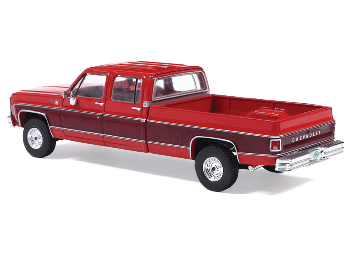 1979 Chevrolet Scottsdale K20 Pickup Truck Carmine Red Two-Tone 1/64 Diecast Model by IXO Models IXO