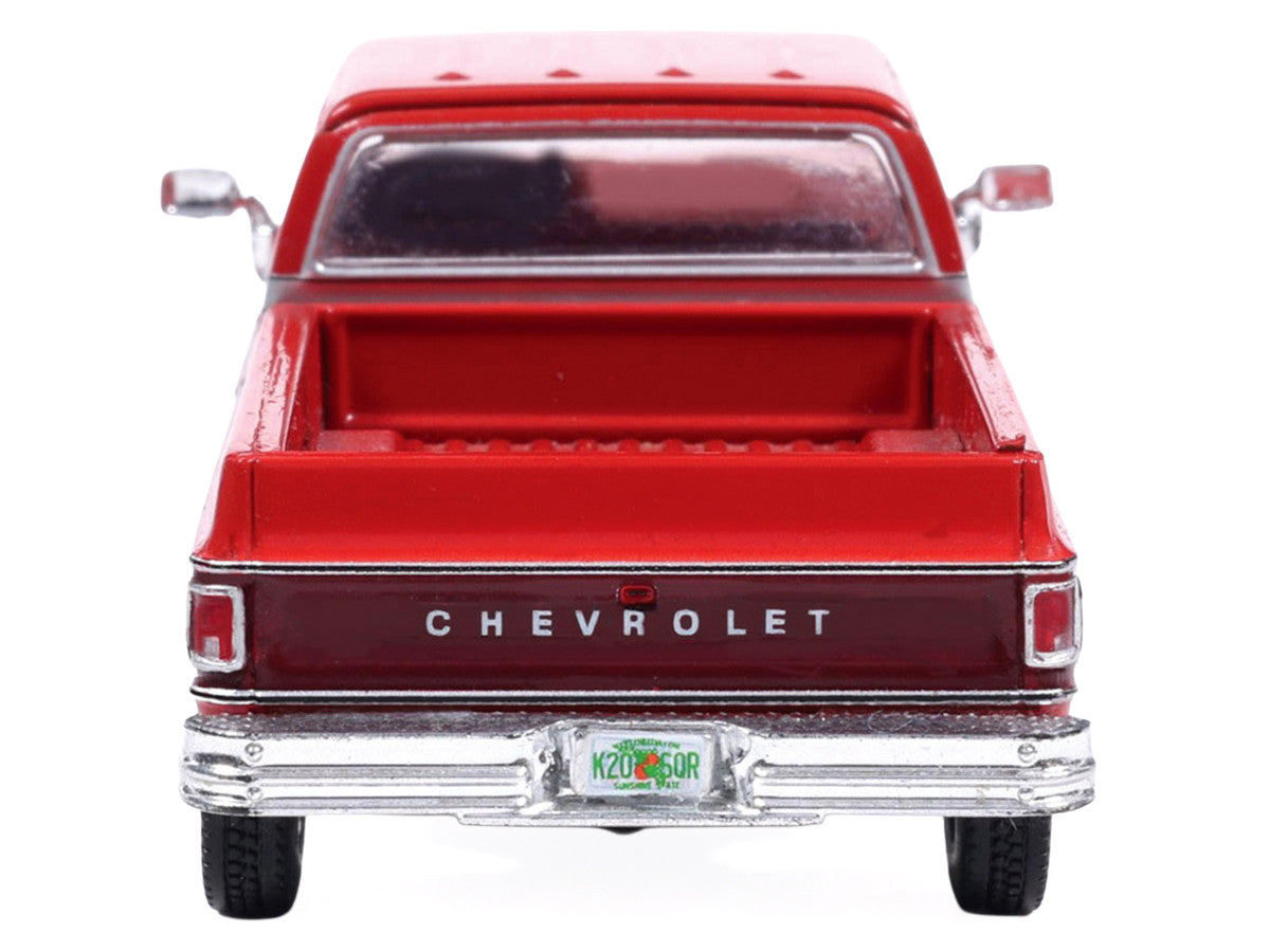 1979 Chevrolet Scottsdale K20 Pickup Truck Carmine Red Two-Tone 1/64 Diecast Model by IXO Models IXO