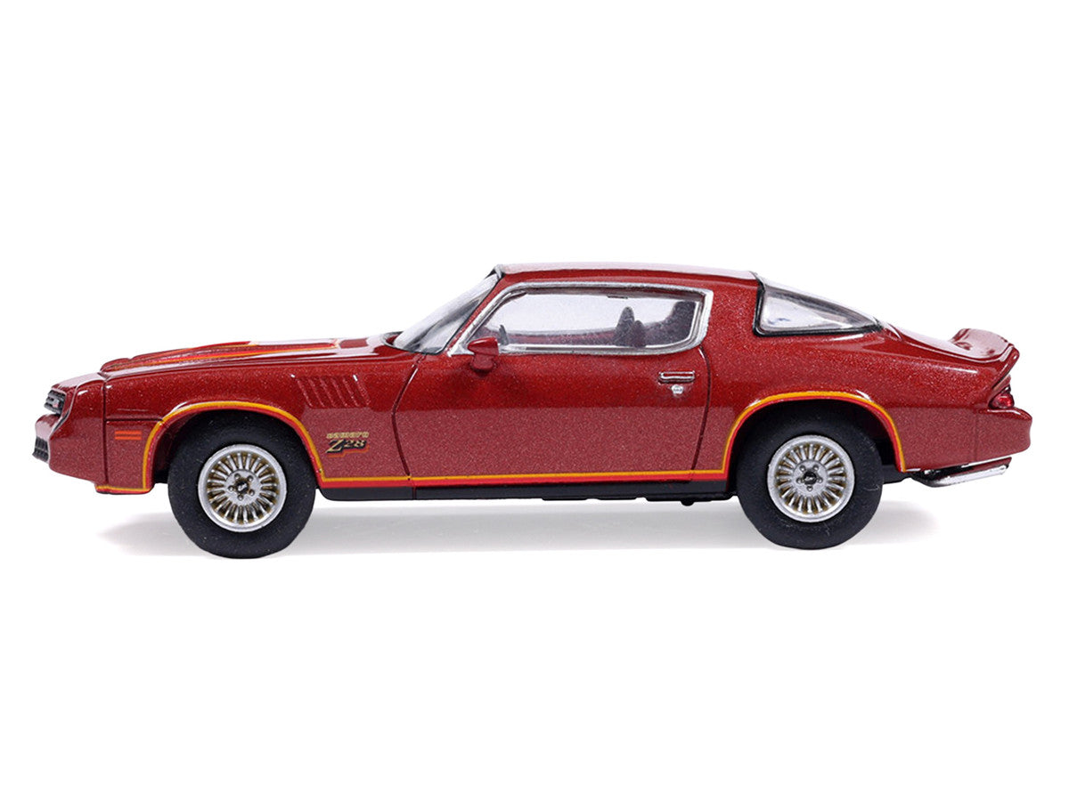 1978 Chevrolet Camaro Z28 Carmine Red Metallic with Red Interior 1/64 Diecast Model Car by IXO Models IXO