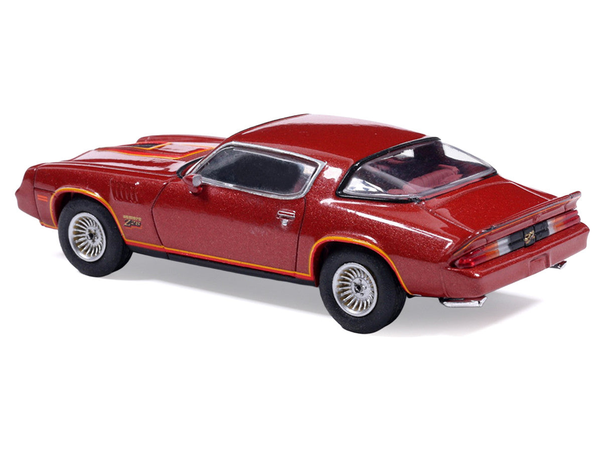 1978 Chevrolet Camaro Z28 Carmine Red Metallic with Red Interior 1/64 Diecast Model Car by IXO Models IXO