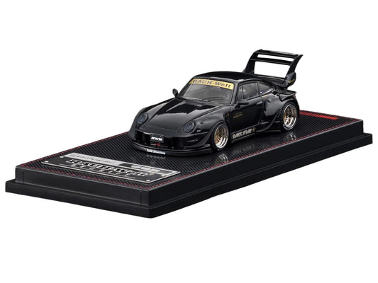 RWB 993 "Dark Star" Black 1/64 Diecast Model Car by Ignition Model-1