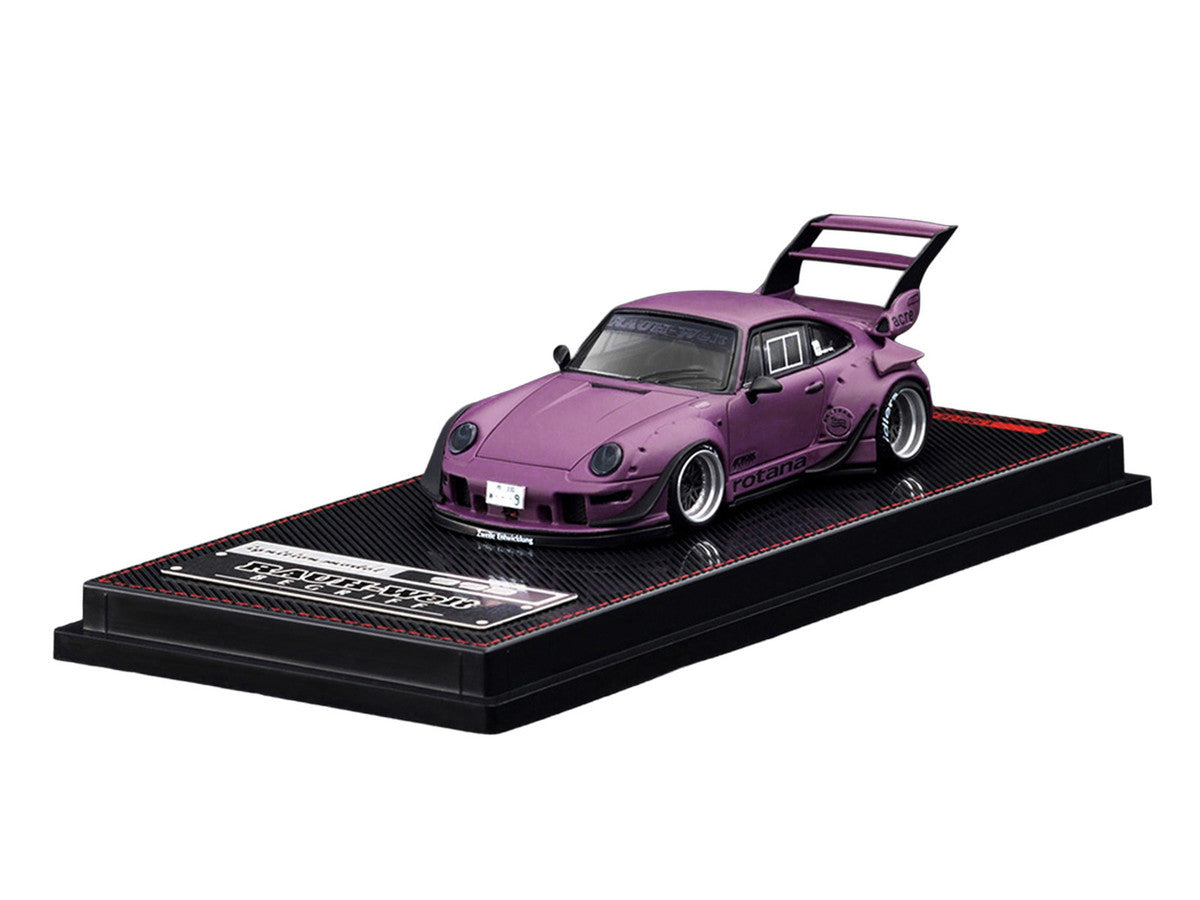 RWB 993 "Rotana" Matt Purple 1/64 Diecast Model Car by Ignition Model Ignition Model