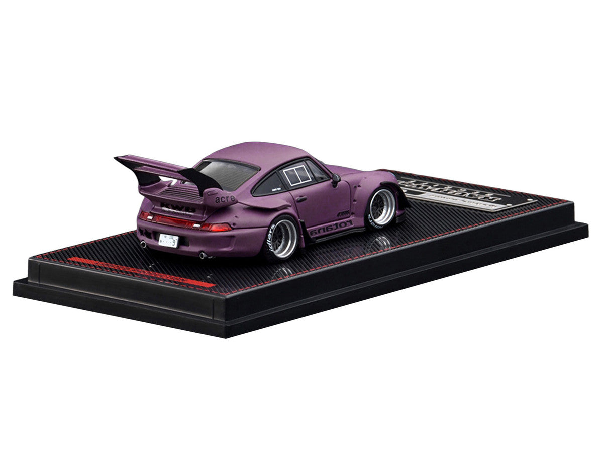 RWB 993 "Rotana" Matt Purple 1/64 Diecast Model Car by Ignition Model Ignition Model