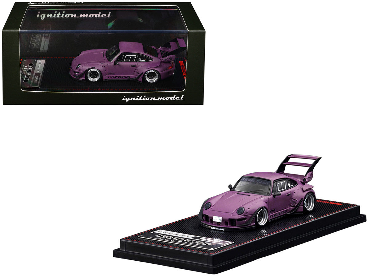 RWB 993 "Rotana" Matt Purple 1/64 Diecast Model Car by Ignition Model Ignition Model