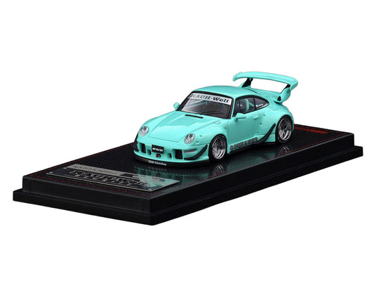 RWB 993 "Lomianki" Blue Green 1/64 Diecast Model Car by Ignition Model Ignition Model