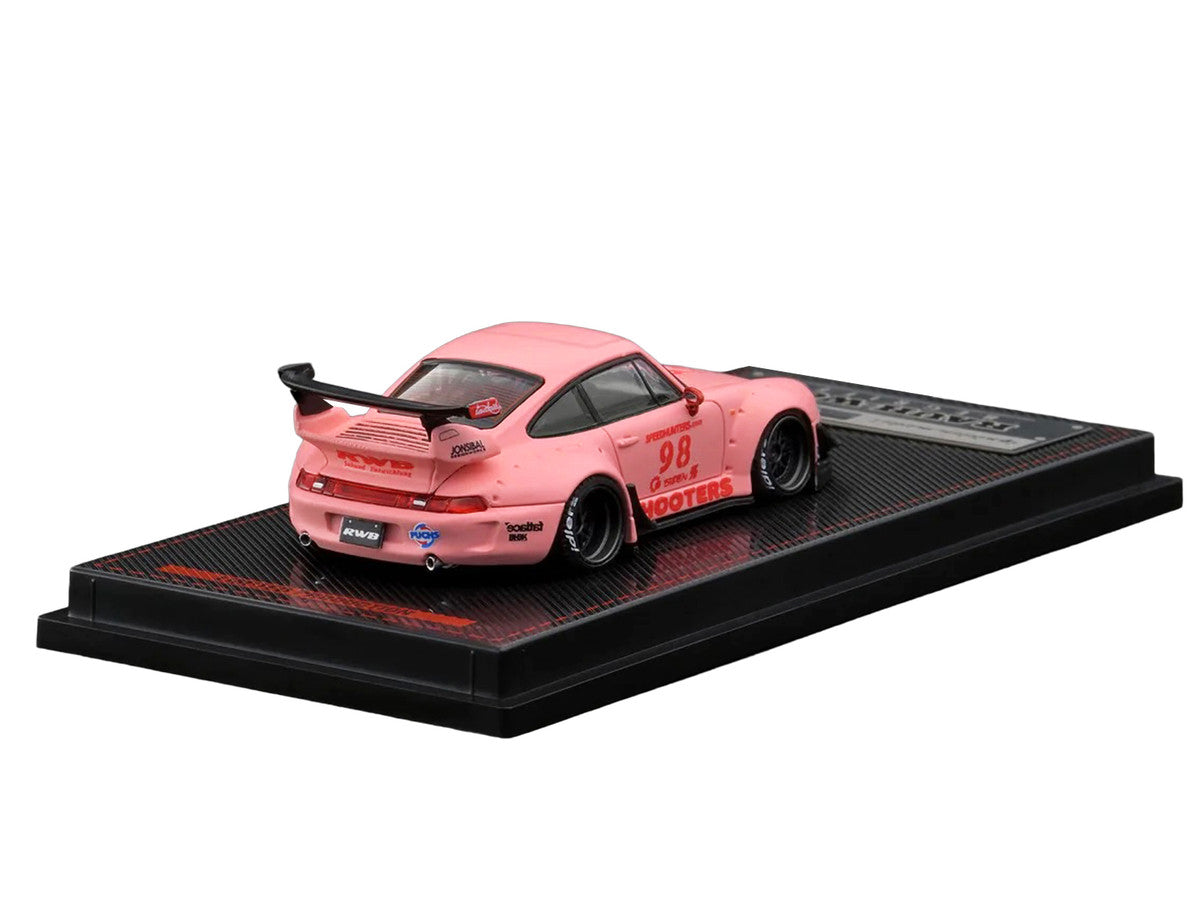 RWB 993 #98 "Hooters" Matt Pink 1/64 Diecast Model Car by Ignition Model Ignition Model