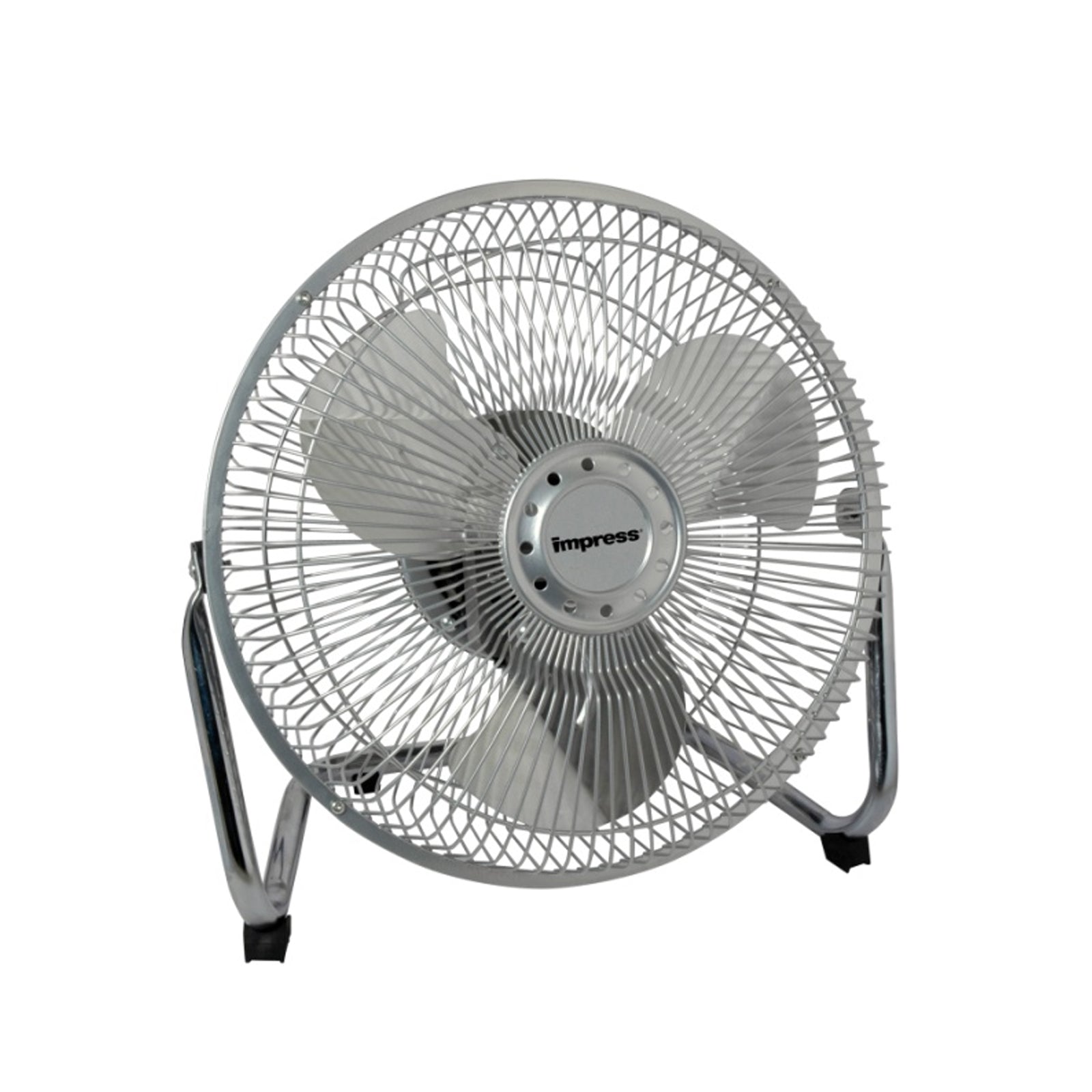 Impress 9-Inch All Metal High Velocity Fan Silver Finish W2B