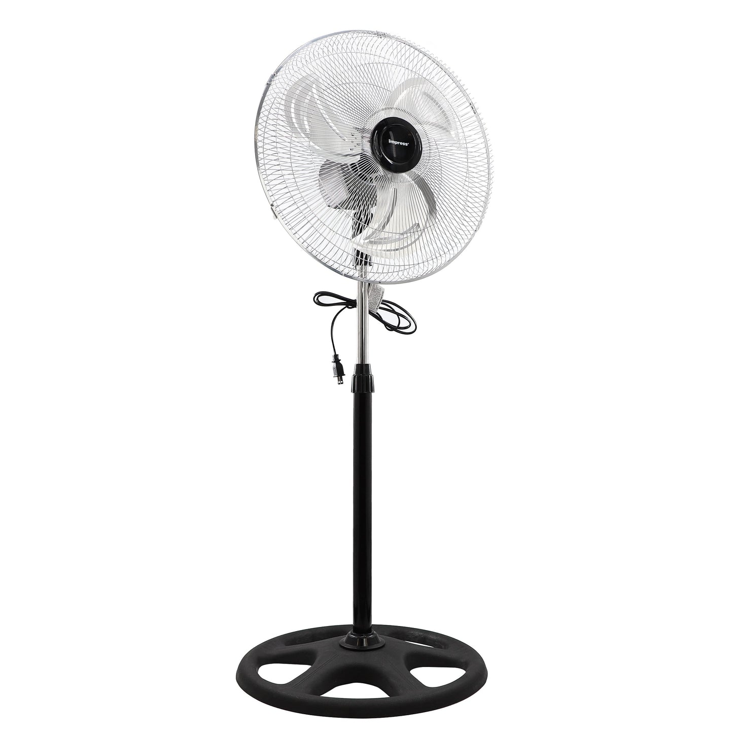 Impress 18 Inch Chrome Hi-Speed Industrial Standing Fan W2B