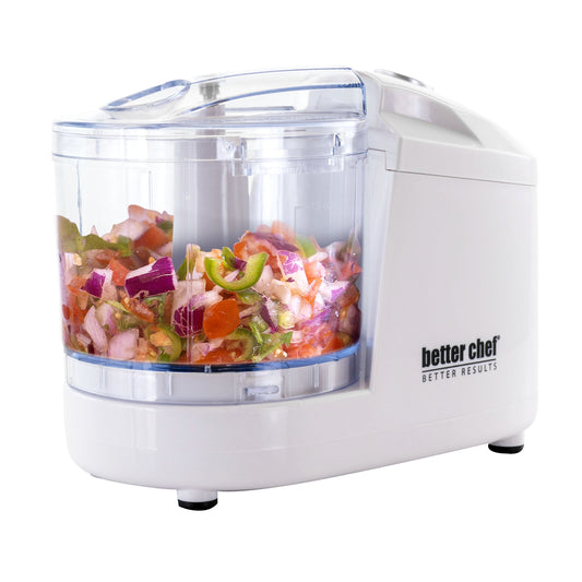 Better Chef 12 Ounce Compact Chopper in White W2B