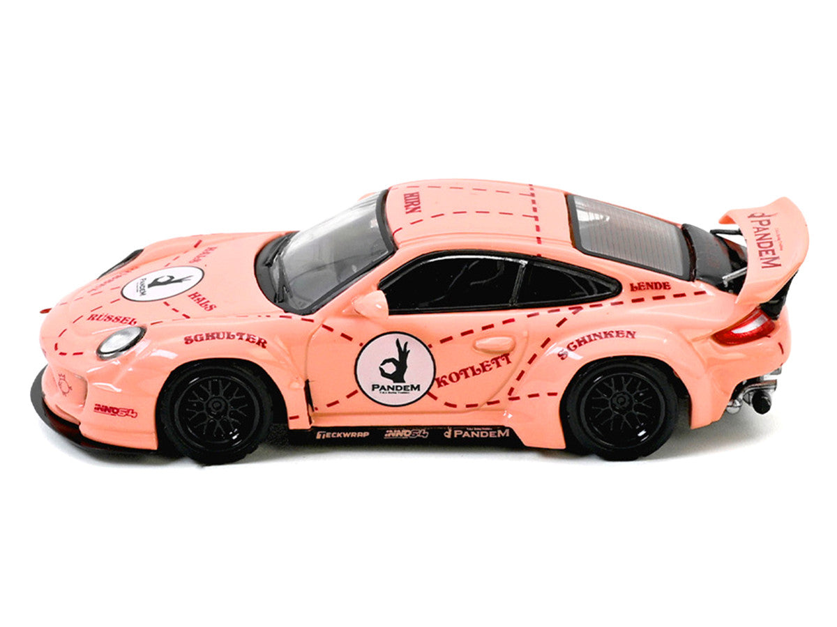 Pandem 997 "Pink Pig" Pink with Graphics 1/64 Diecast Model Car by Inno Models Inno Models