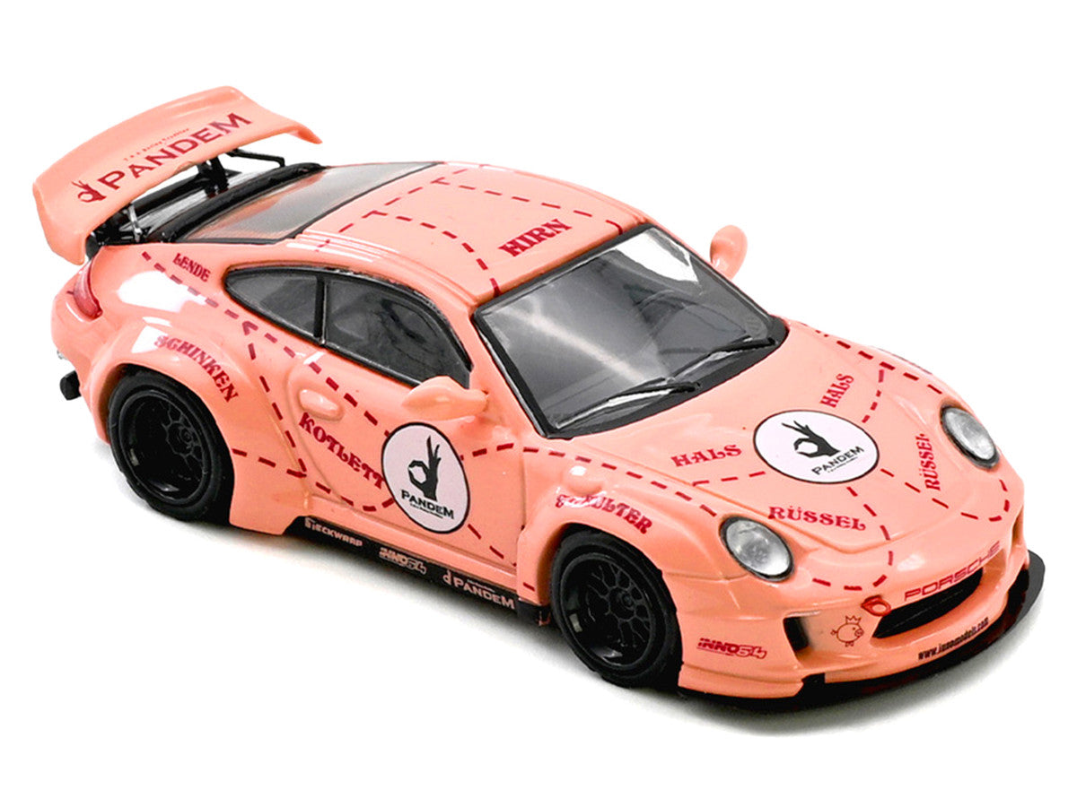 Pandem 997 "Pink Pig" Pink with Graphics 1/64 Diecast Model Car by Inno Models Inno Models