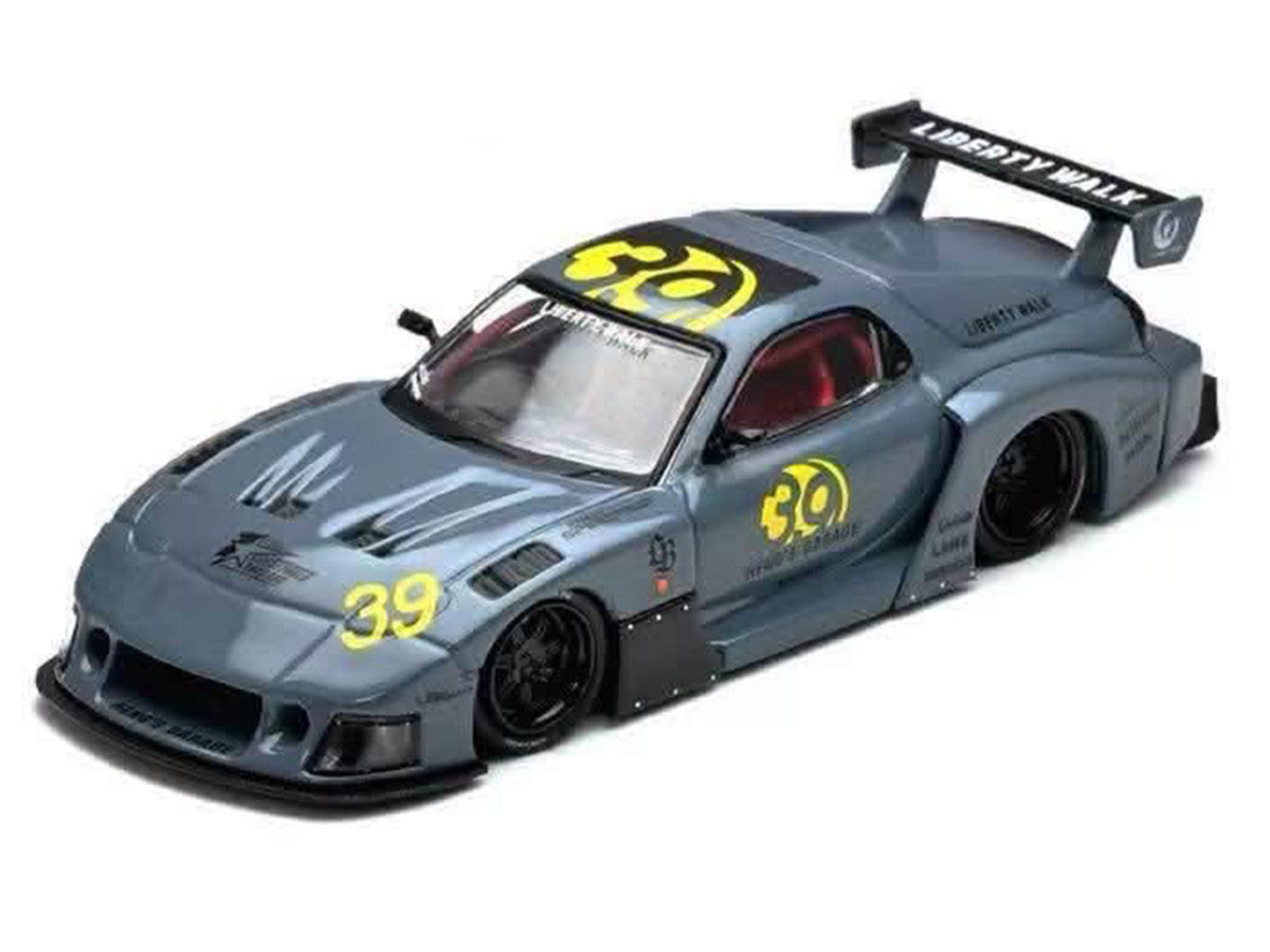 Mazda RX7 (FD3S) LB-Super Silhouette RHD (Right Hand Drive) #39 "Heng's Garage" Gray "Thailand Diecast Expo 2026 Event Edition" 1/64 Diecast Model Car by Inno Models Inno Models