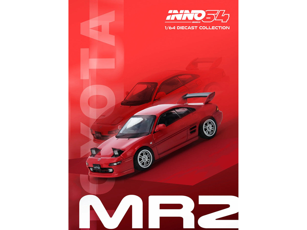 Toyota MR2 (SW20) RHD (Right Hand Drive) Red 1/64 Diecast Model Car by Inno Models Inno Models