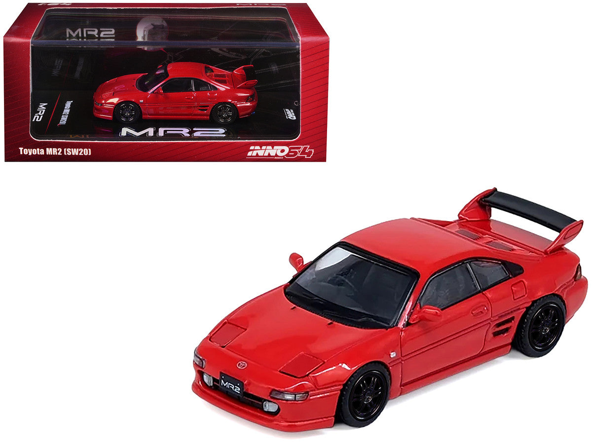 Toyota MR2 (SW20) RHD (Right Hand Drive) Red 1/64 Diecast Model Car by Inno Models Inno Models