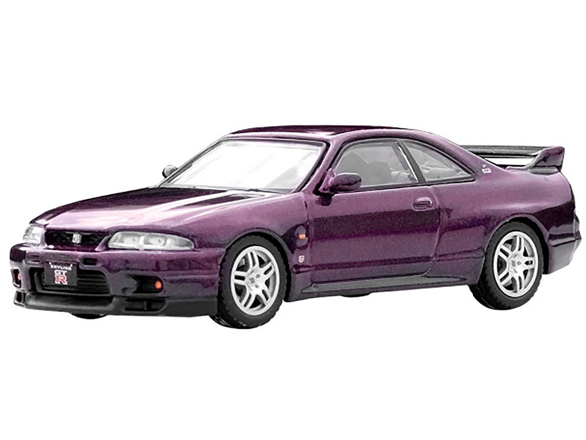 Nissan Skyline GT-R (R33) RHD (Right Hand Drive) Midnight Purple Metallic 1/64 Diecast Model Car by Inno Models Inno Models