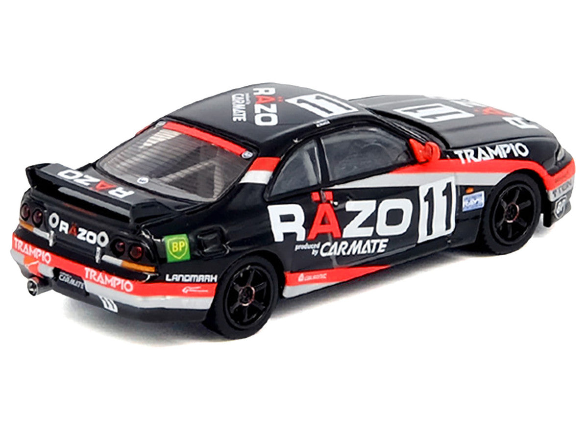 Nissan Skyline GT-R (R33) RHD (Right Hand Drive) #11 "Razo Trampio" N1 Super Endurance Series "Sedan Highland" (1995) 1/64 Diecast Model Car by Inno Models Inno Models