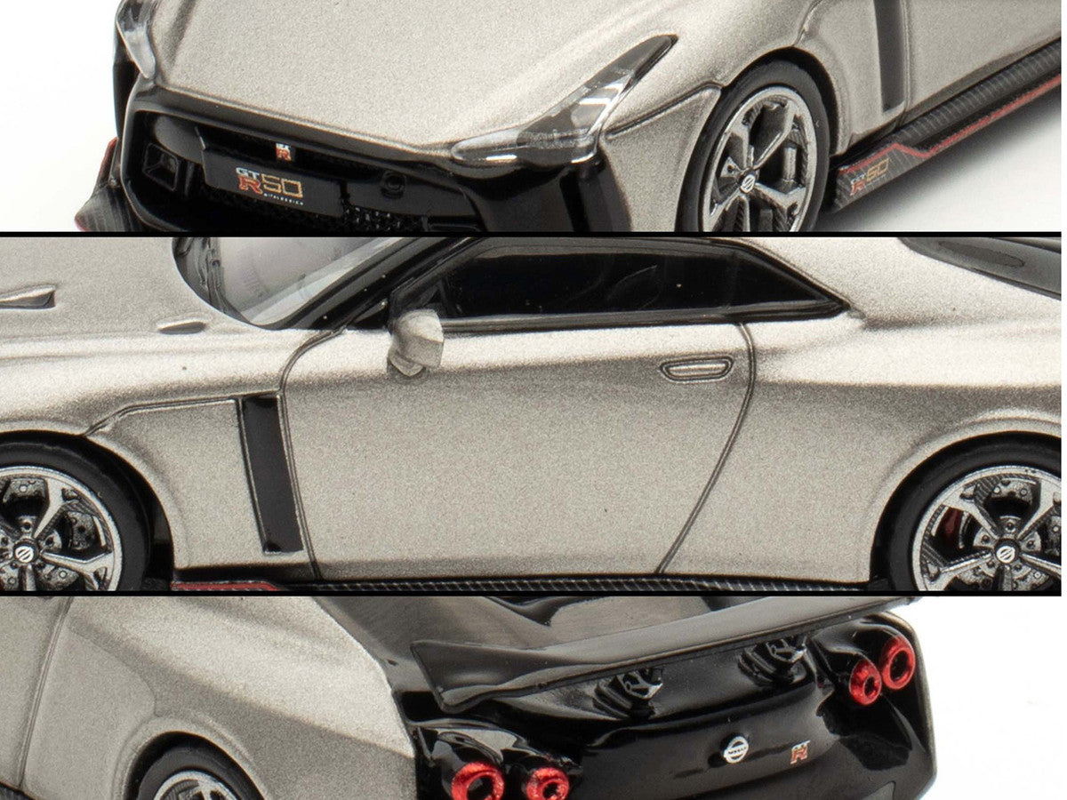 Nissan GT-R50 By ItalDesign Gray Metallic "Indonesia Diecast Expo 2024 Exclusive Edition" 1/64 Diecast Model Car by Inno Models-3