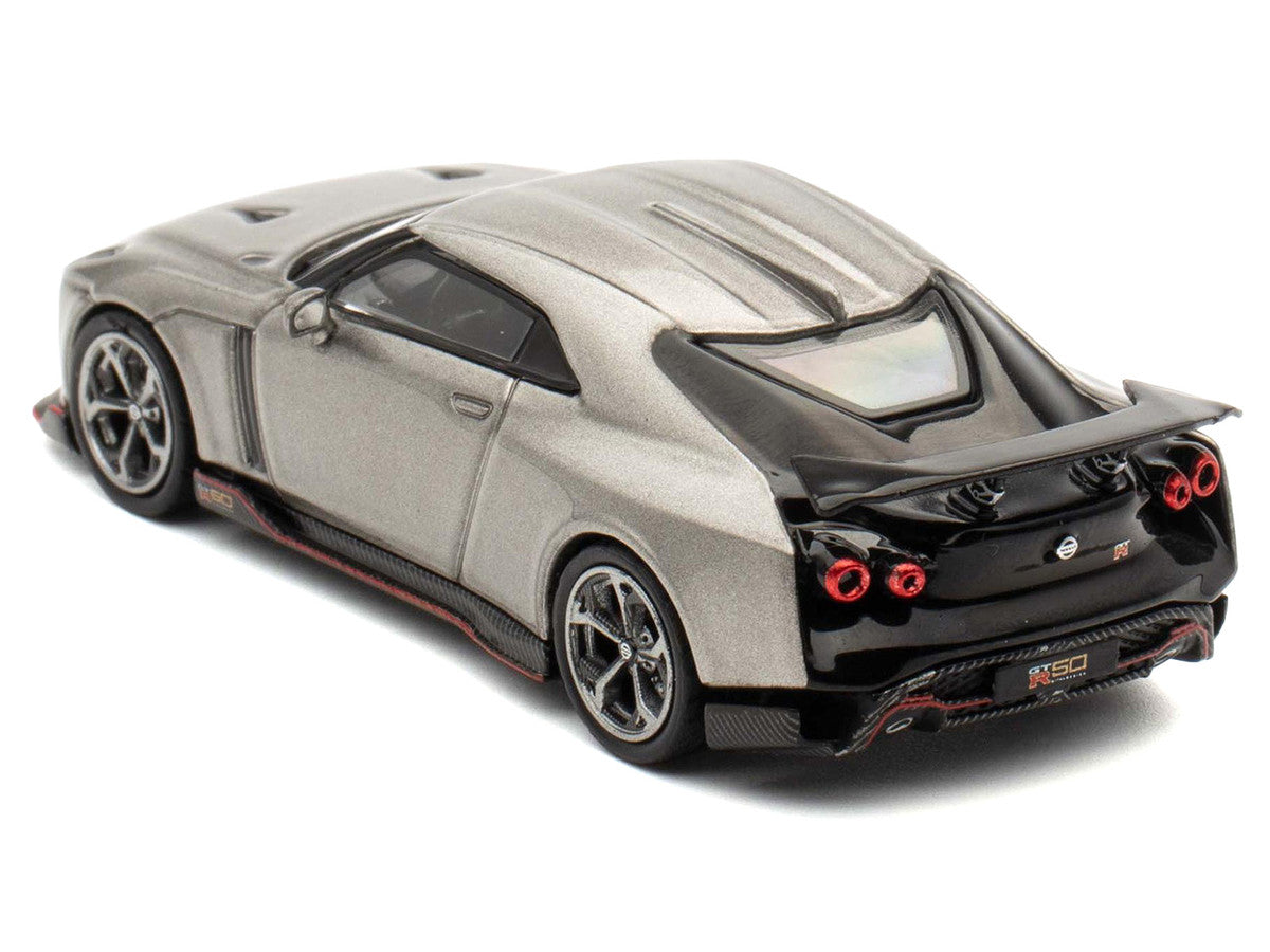 Nissan GT-R50 By ItalDesign Gray Metallic "Indonesia Diecast Expo 2024 Exclusive Edition" 1/64 Diecast Model Car by Inno Models-1