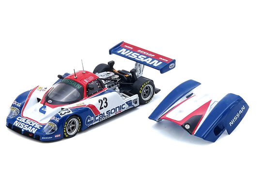 Nissan R89C #23 Masahiro Hasemi - Kazuyoshi Hoshino - Toshio Suzuki "24 Hours of Le Mans" (1989) 1/64 Diecast Model Car by Inno Models Inno Models
