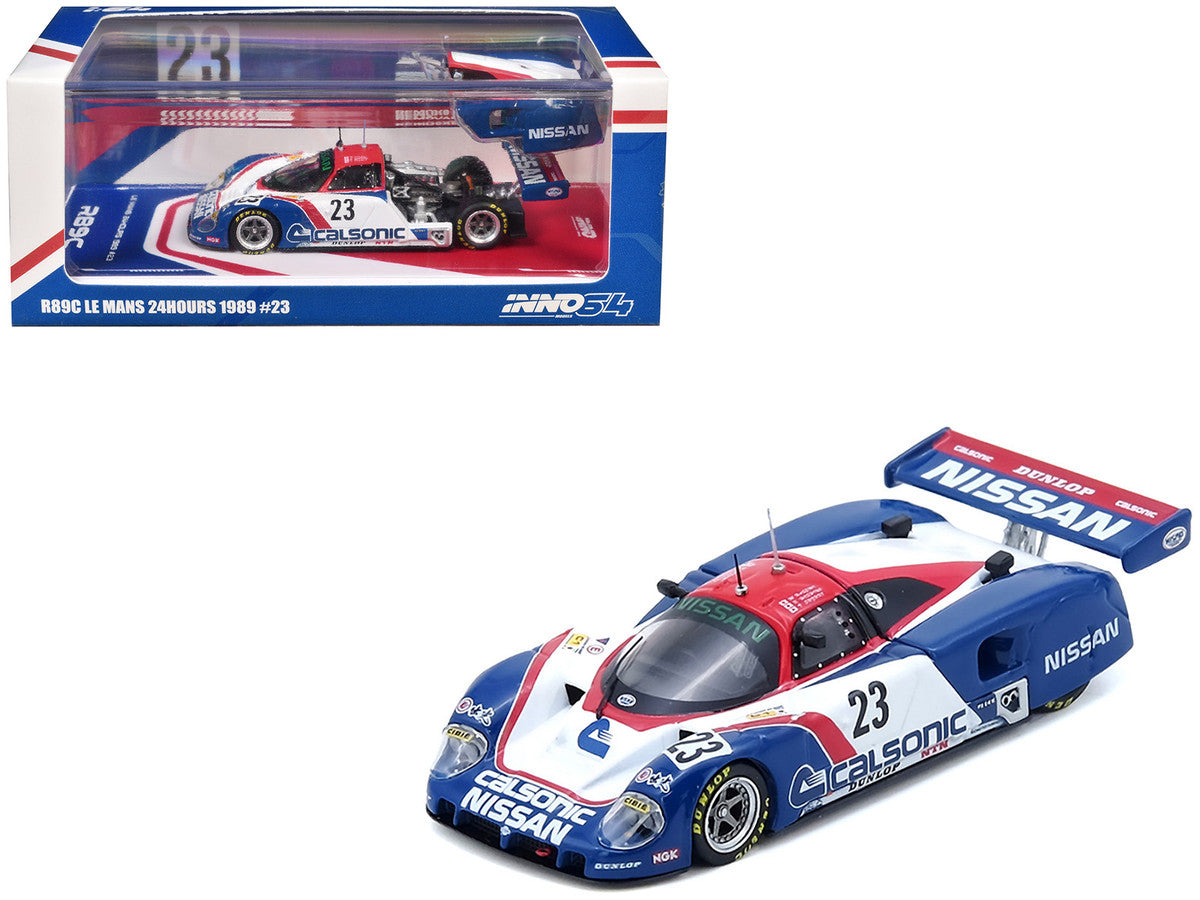 Nissan R89C #23 Masahiro Hasemi - Kazuyoshi Hoshino - Toshio Suzuki "24 Hours of Le Mans" (1989) 1/64 Diecast Model Car by Inno Models Inno Models
