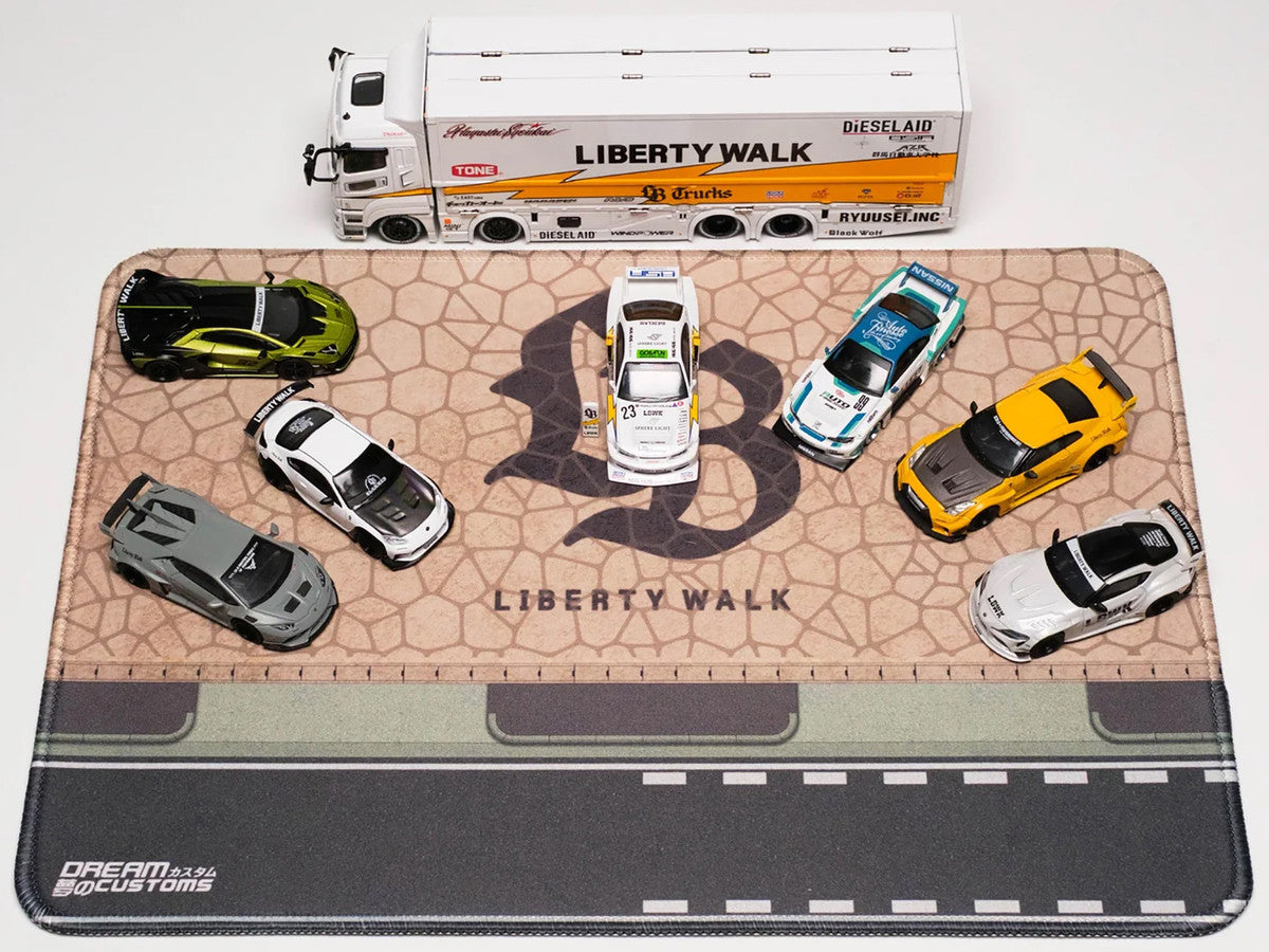 Desktop Display Mat "LB" Logo by Dream Customs Dream Customs