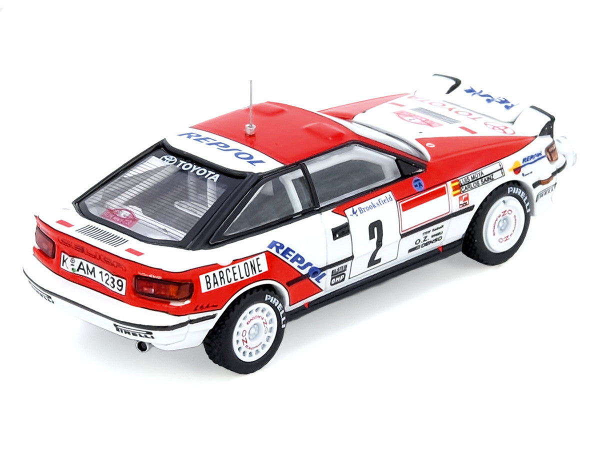 Toyota Celica GT-Four (ST165) #2 Carlos Sainz - Luis Moya Winner "Rally Monte Carlo" (1991) 1/64 Diecast Model Car by Inno Models Inno Models