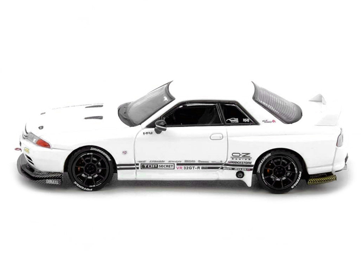 Nissan Skyline "Top Secret" (VR32) GT-R RHD (Right Hand Drive) White 1/64 Diecast Model Car by Inno Models Inno Models