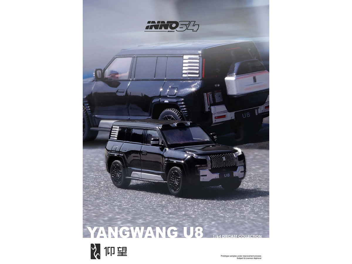 Yangwang U8 Black 1/64 Diecast Model Car by Inno Models Inno Models