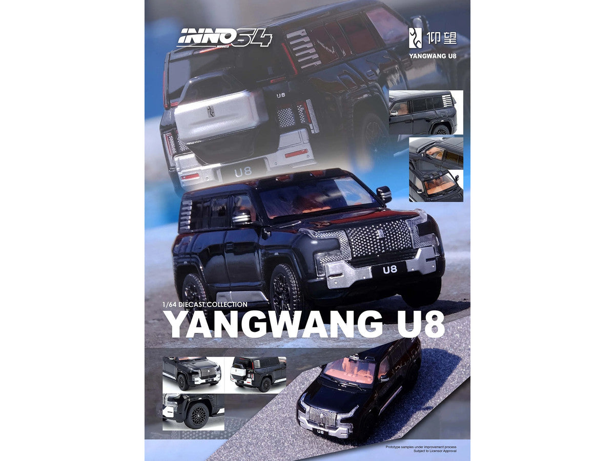 Yangwang U8 Black 1/64 Diecast Model Car by Inno Models Inno Models