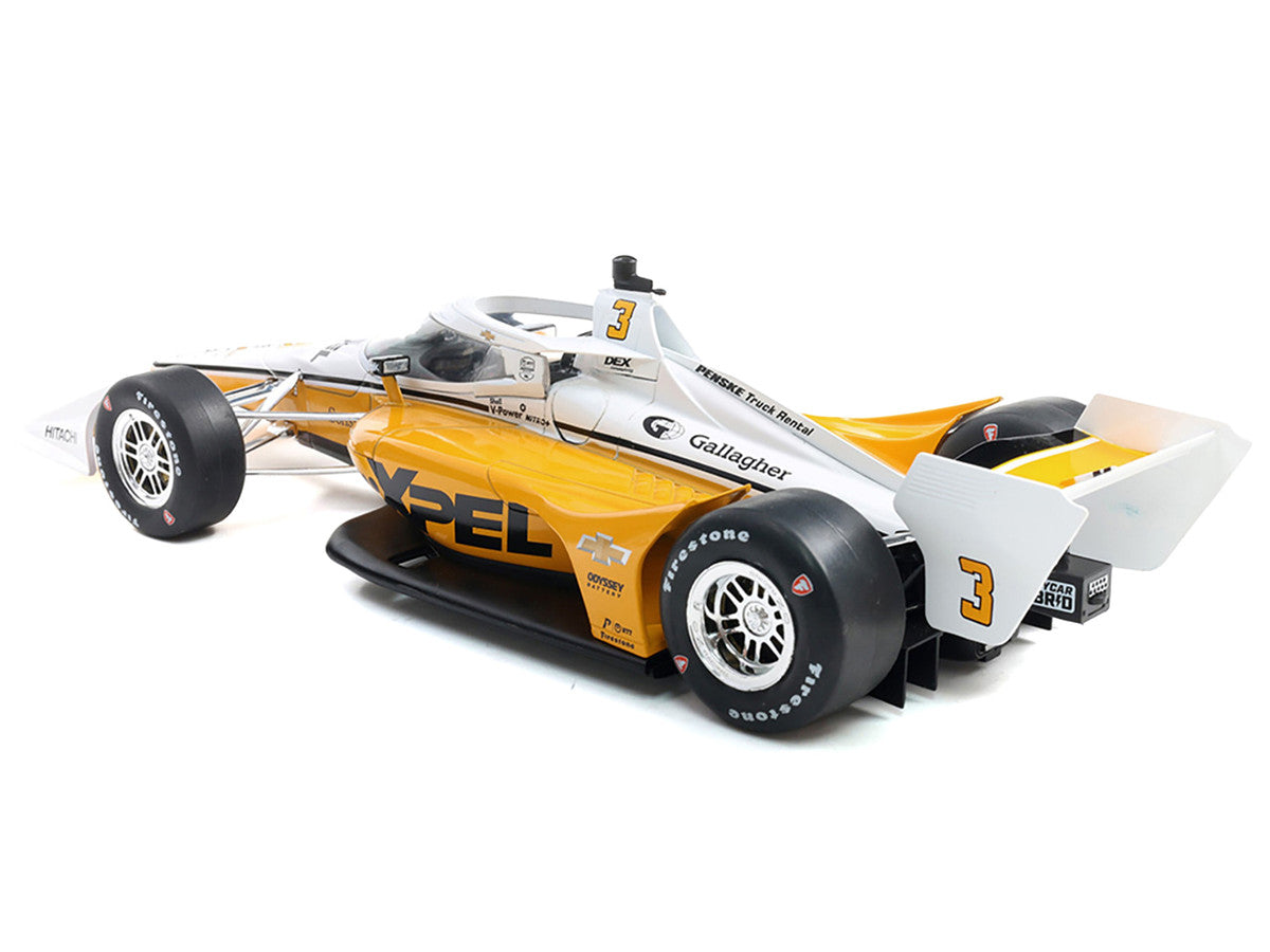 Dallara IndyCar #3 Scott McLaughlin "XPEL" Team Penske (Road Course Configuration) "NTT IndyCar Series" (2025) 1/18 Diecast Model Car by IXO Models-0